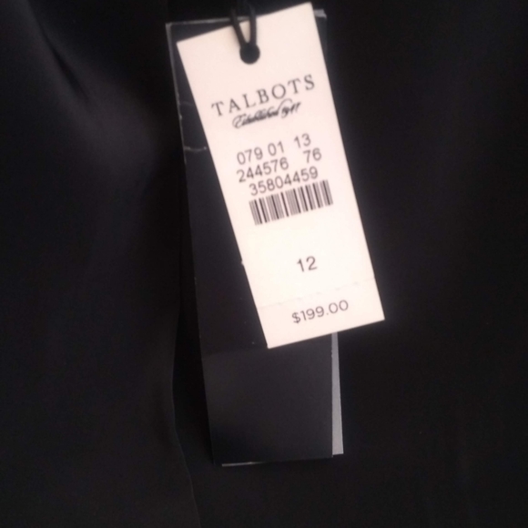 Talbot's Black Jacket Size 12 - Picture 10 of 11